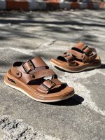 صندل چرمی طبی مردانه و میانه دیاموند - تصویر 5