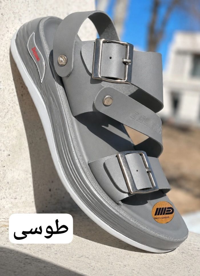 صندل چرمی طبی مردانه و میانه دیاموند - تصویر 3
